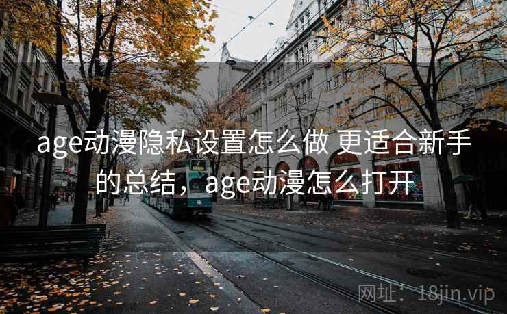 age动漫隐私设置怎么做 更适合新手的总结，age动漫怎么打开