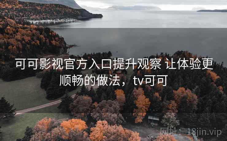 可可影视官方入口提升观察 让体验更顺畅的做法，tv可可