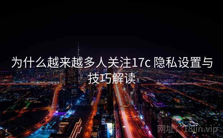 为什么越来越多人关注17c 隐私设置与技巧解读