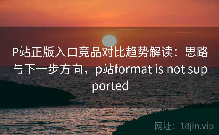 P站正版入口竞品对比趋势解读：思路与下一步方向，p站format is not supported