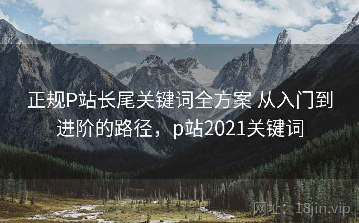 正规P站长尾关键词全方案 从入门到进阶的路径，p站2021关键词