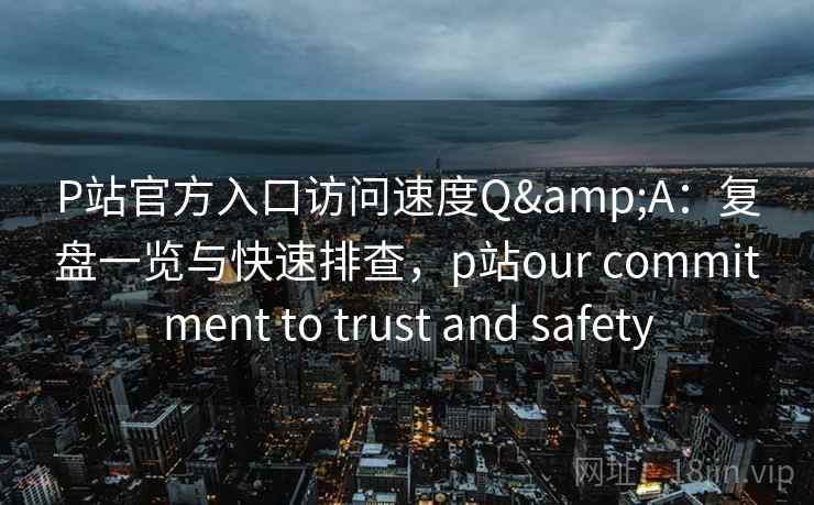 P站官方入口访问速度Q&A：复盘一览与快速排查，p站our commitment to trust and safety