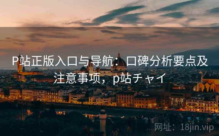 P站正版入口与导航：口碑分析要点及注意事项，p站チャイ