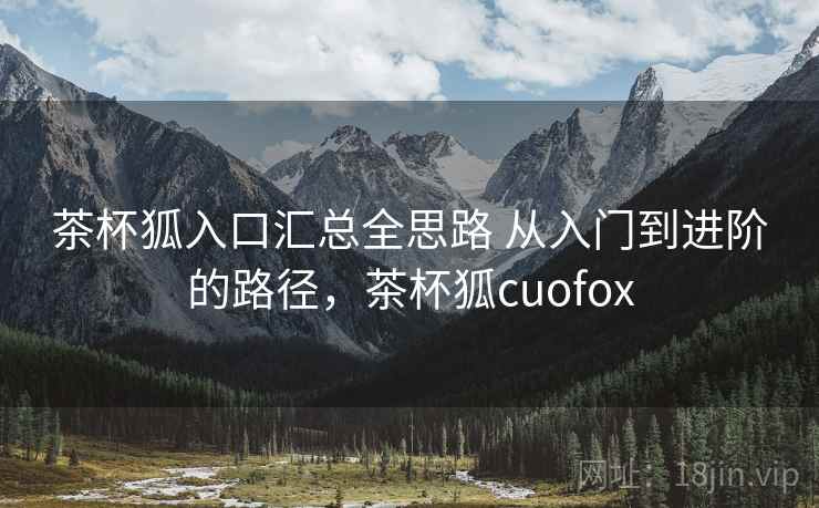 茶杯狐入口汇总全思路 从入门到进阶的路径，茶杯狐cuofox