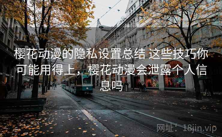 樱花动漫的隐私设置总结 这些技巧你可能用得上，樱花动漫会泄露个人信息吗